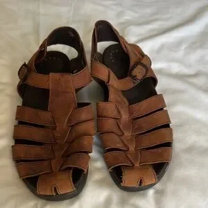 Mephisto | Shoes | Mephisto Brown Leather Fisherman Sandals  display picture 2